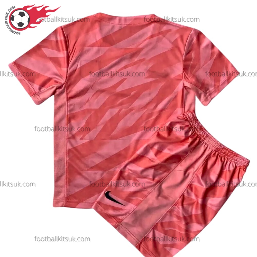 England Goalkeeper Red Kids Football Kits UK