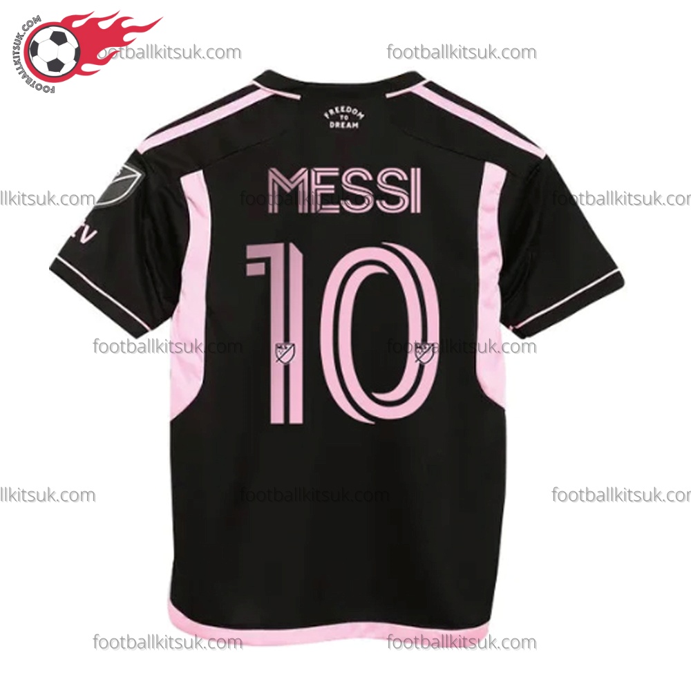 Inter Miami Messi 10 Black Kids Football Kits UK