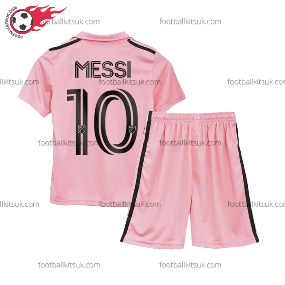Inter Miami Messi 10 Pink Kids Football Kits UK
