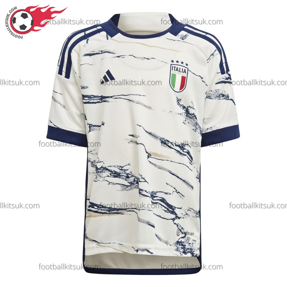 Italy Away World Cup Kids Football Kit UK 2023