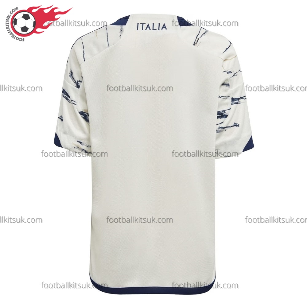 Italy Away World Cup Kids Football Kit UK 2023