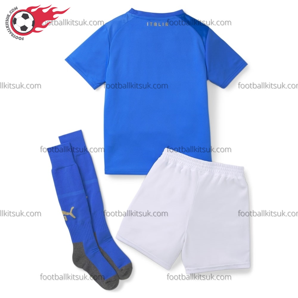 Italy Home World Cup Kids Football Kit UK
