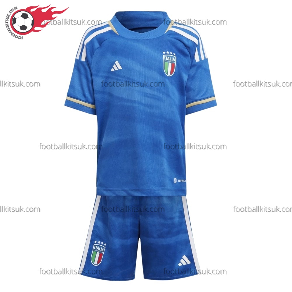 Italy Home 2023 Kid Football Kits UK