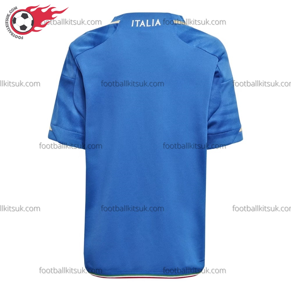 Italy Home World Cup Kids Football Kit UK 2023