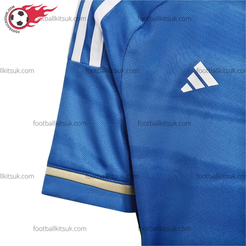 Italy Home World Cup Kids Football Kit UK 2023