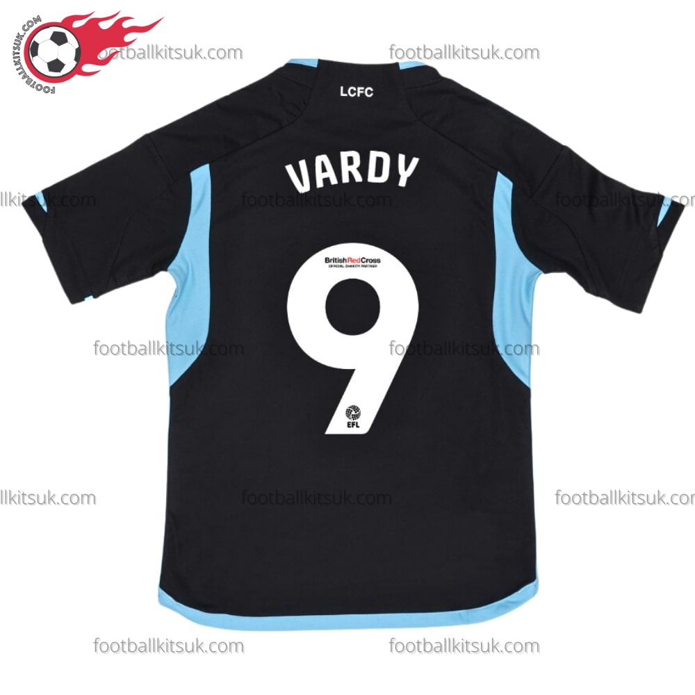 Leicester Vardy 9 Away Kids Football Kits UK