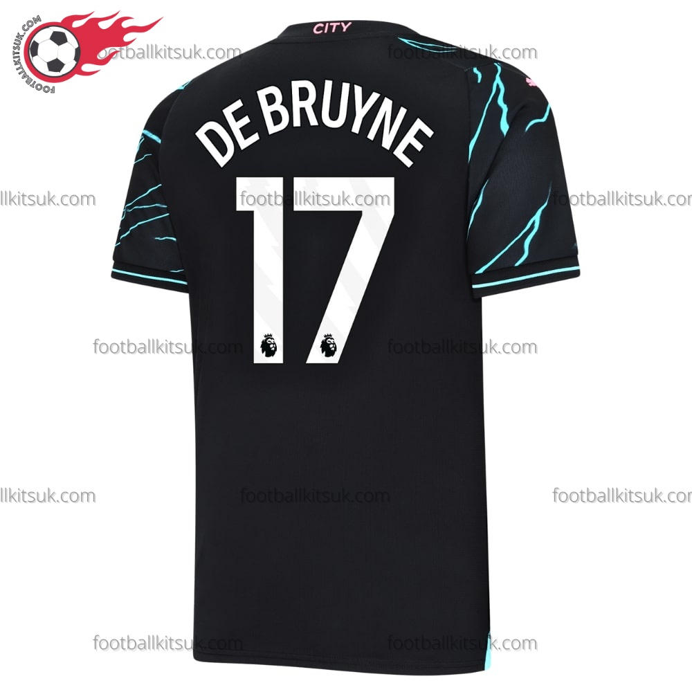 Man City Bruyne 17 Third Football Shirt UK