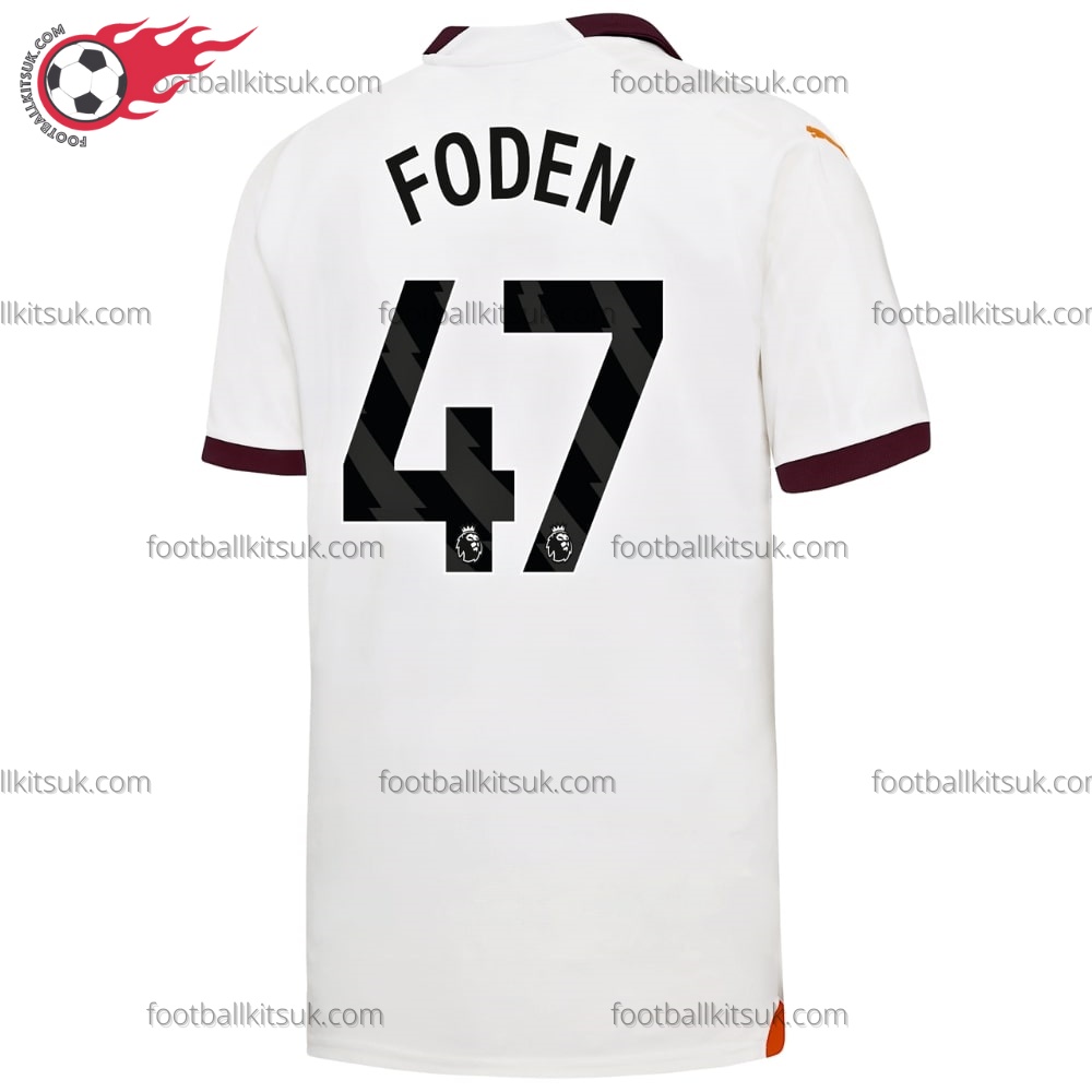 Man City Foden 47 Away Football Shirt UK