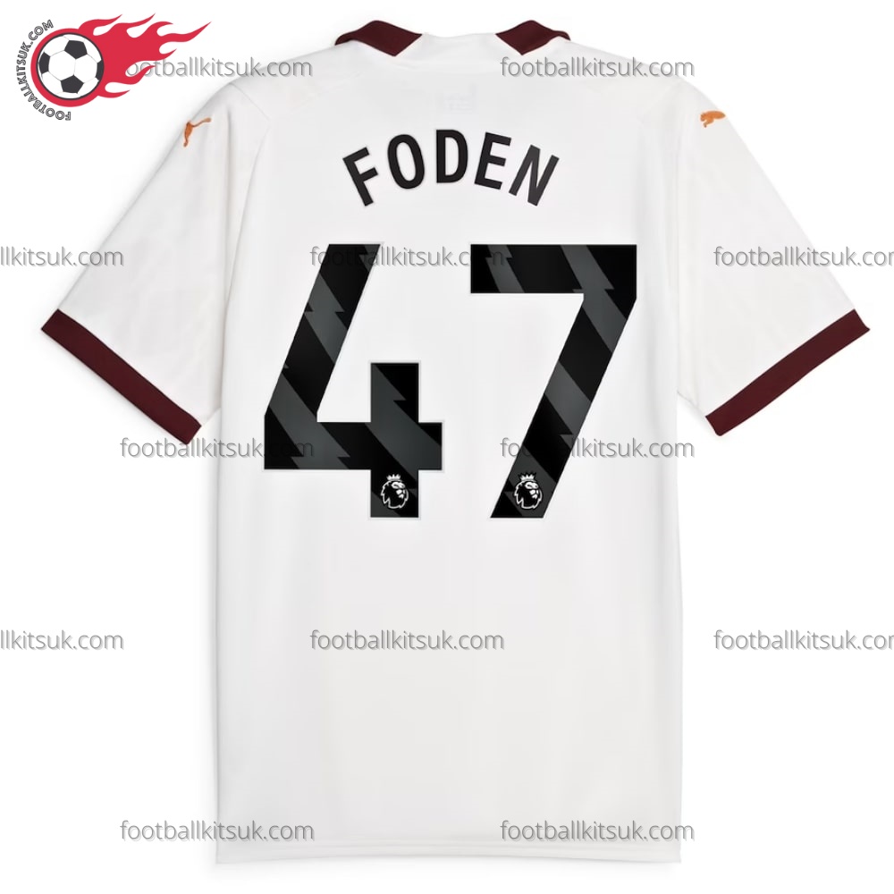 Man City Foden 47 Away Football Shirt UK
