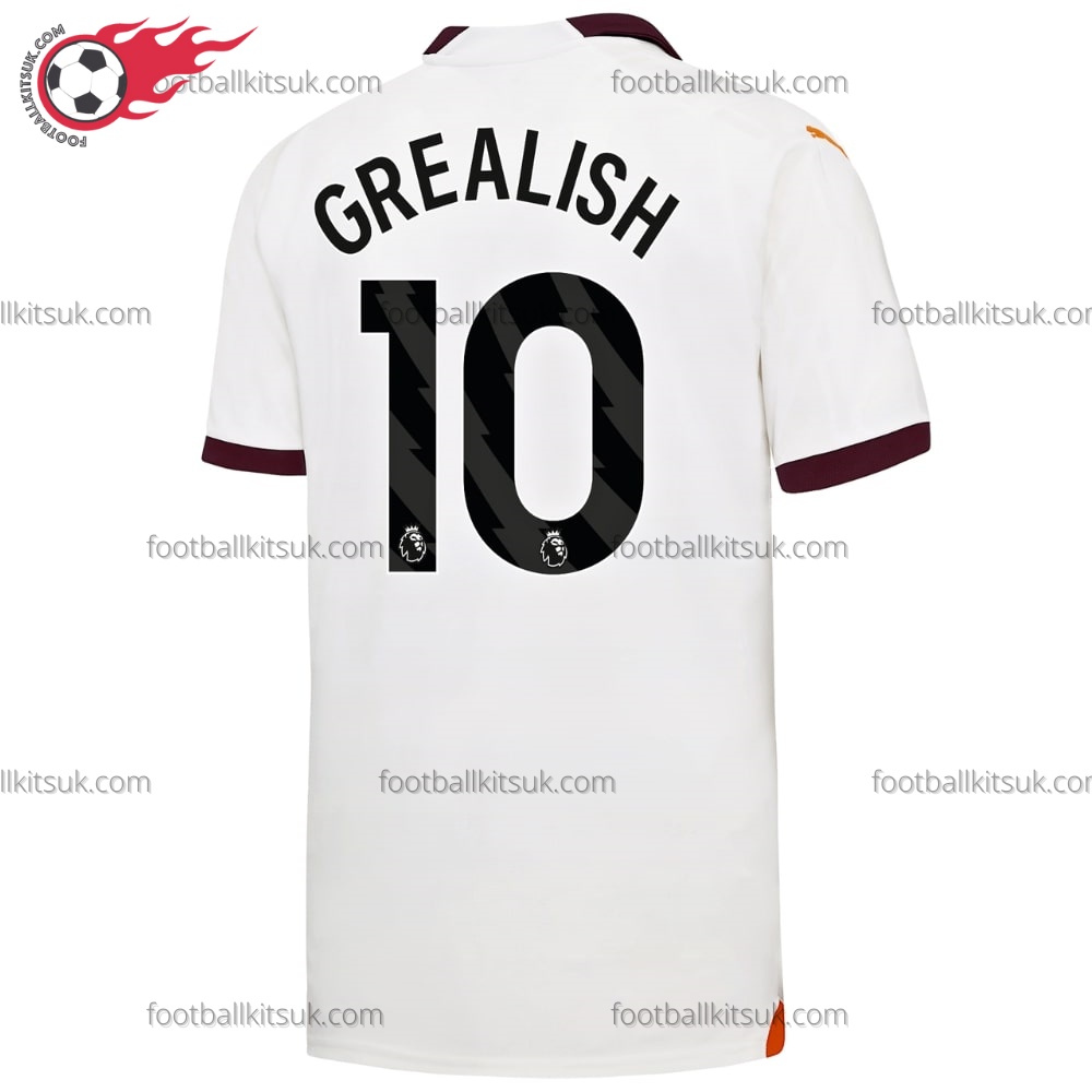 Man City Grealish 10 Away Football Shirt UK
