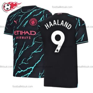 Man City Haaland 9 Third 23/24 Football Shirt UK