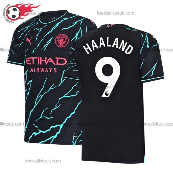 Man City Haaland 9 Third 23/24 Football Shirt UK