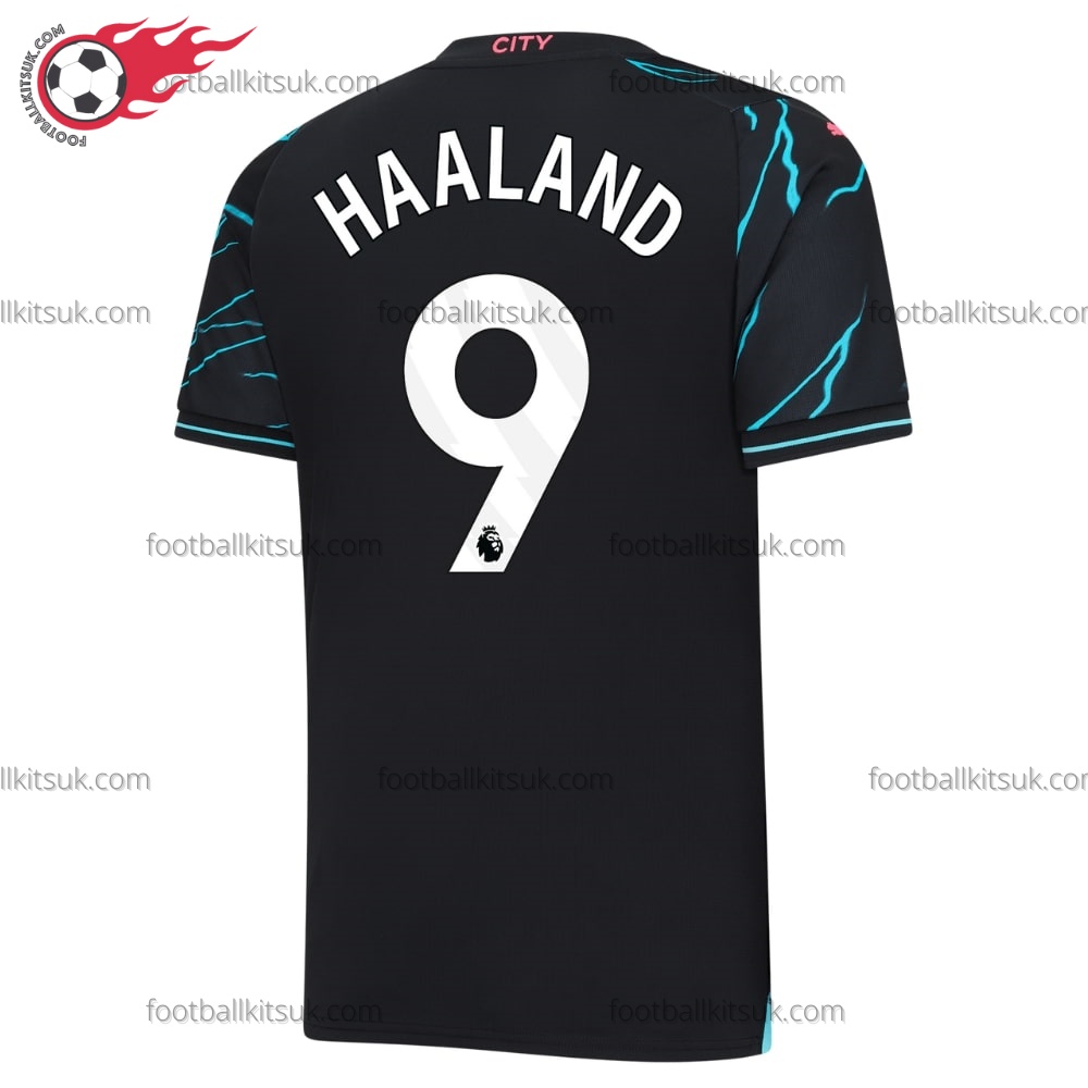 Man City Haaland 9 Third Football Shirt UK
