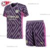 Man City Goalkeeper Purple Kids Football Kits UK