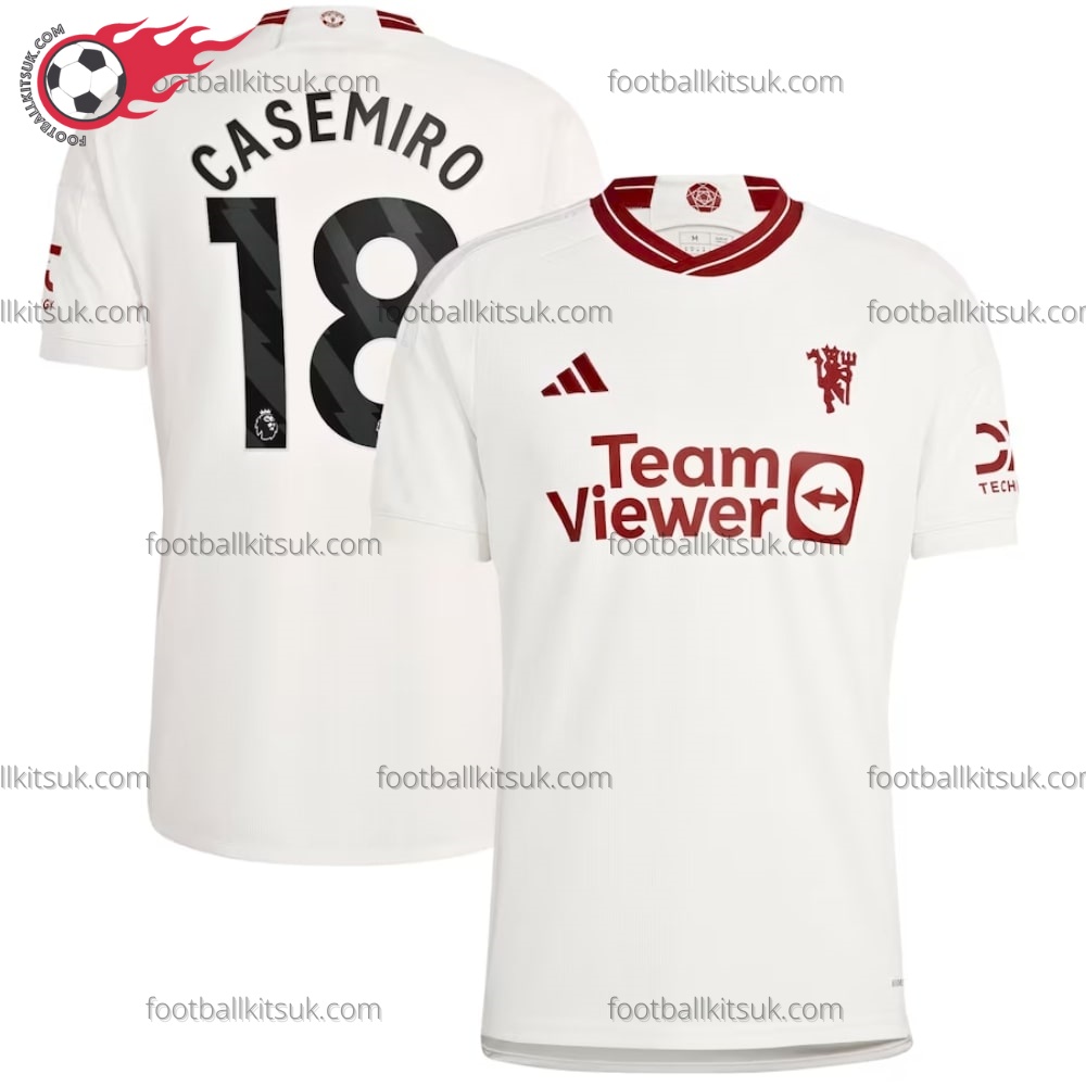 Man Utd Casemiro 18 Third 23/24 Football Shirt UK