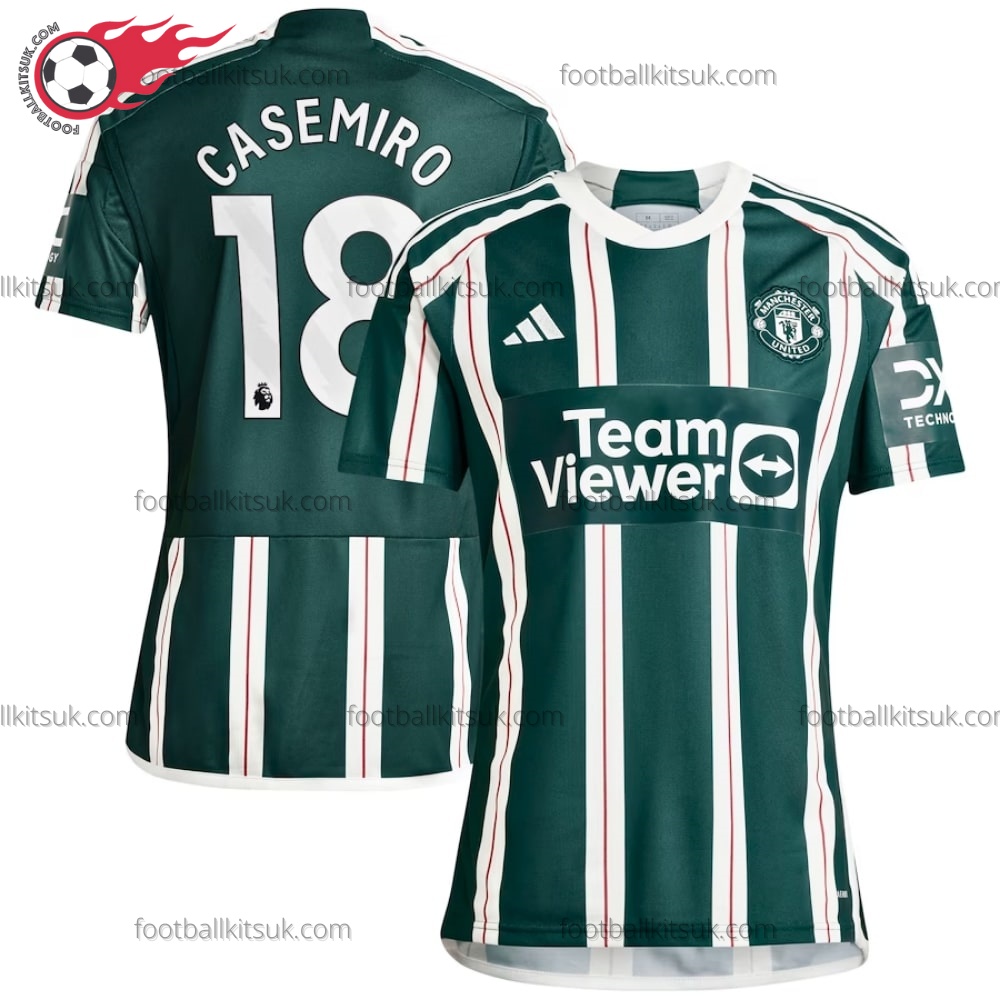 Man Utd Casemiro 18 Away 23/24 Football Shirt UK