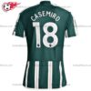 Man Utd Casemiro 18 Away Football Shirt UK