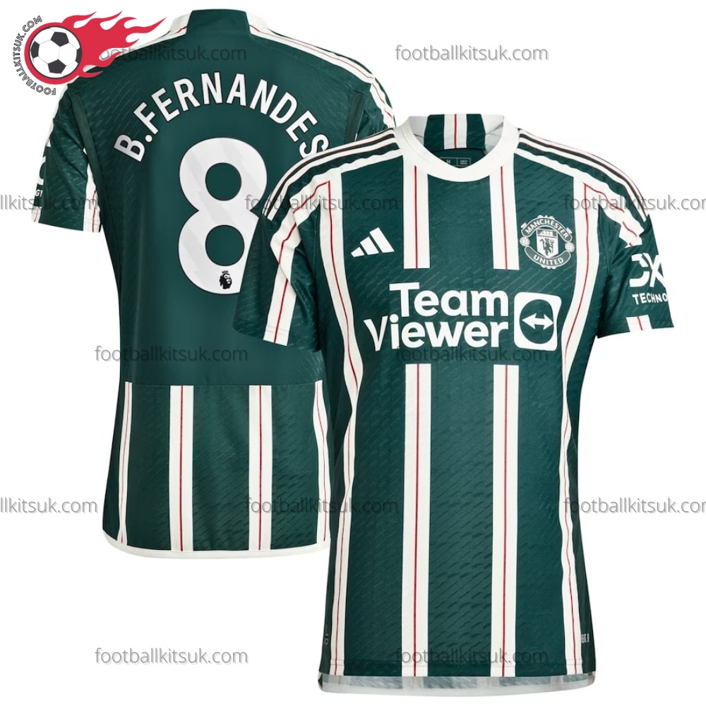 Man Utd B.Fernandes 8 Away 23/24 Football Shirt UK
