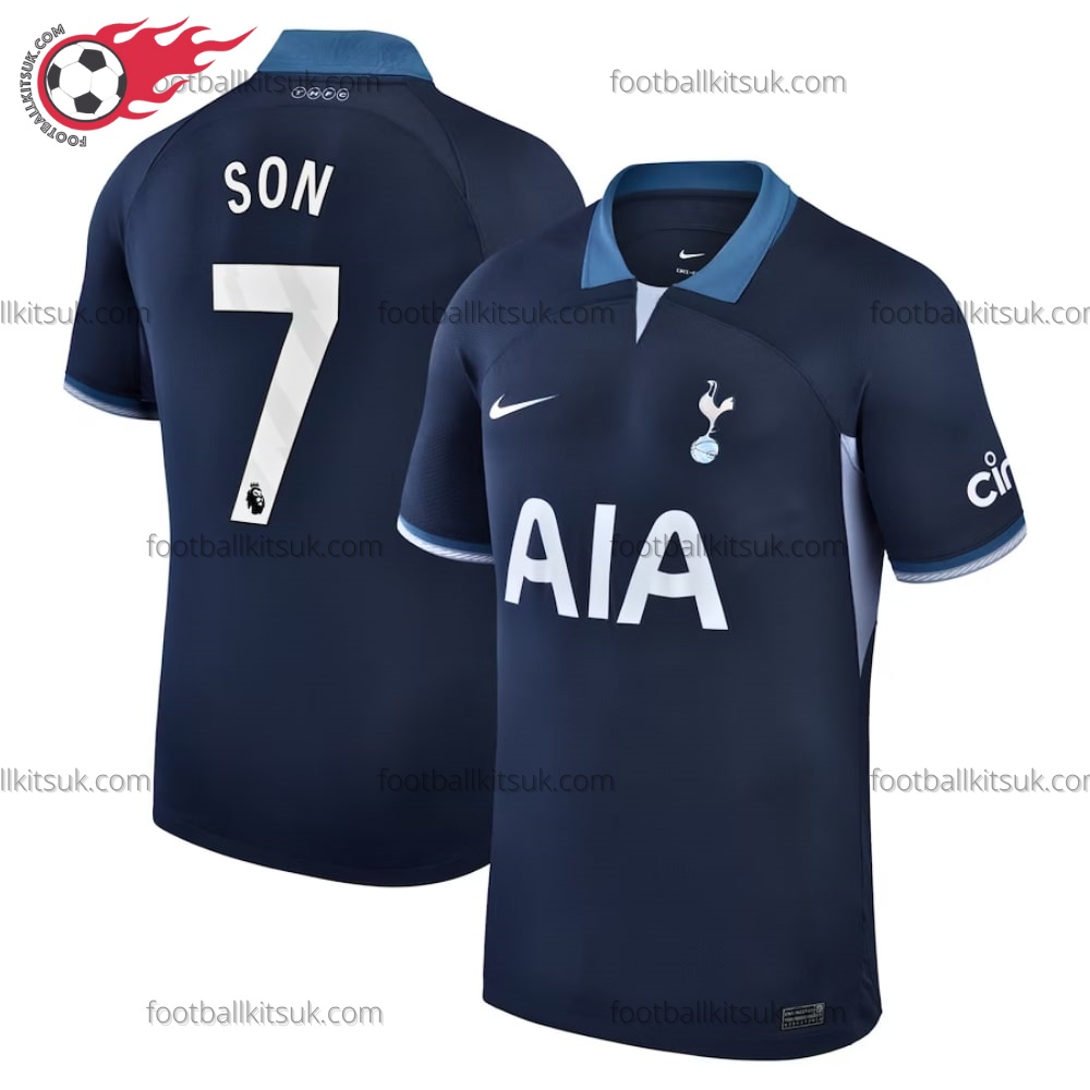 Tottenham Son 7 Away 23/24 Football Shirt UK