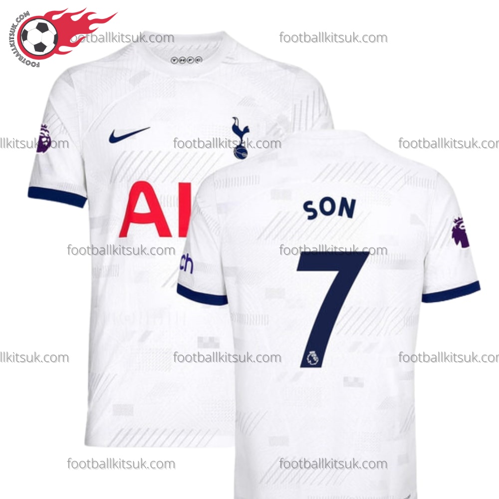 Tottenham Son 7 Home 23/24 Football Shirt UK