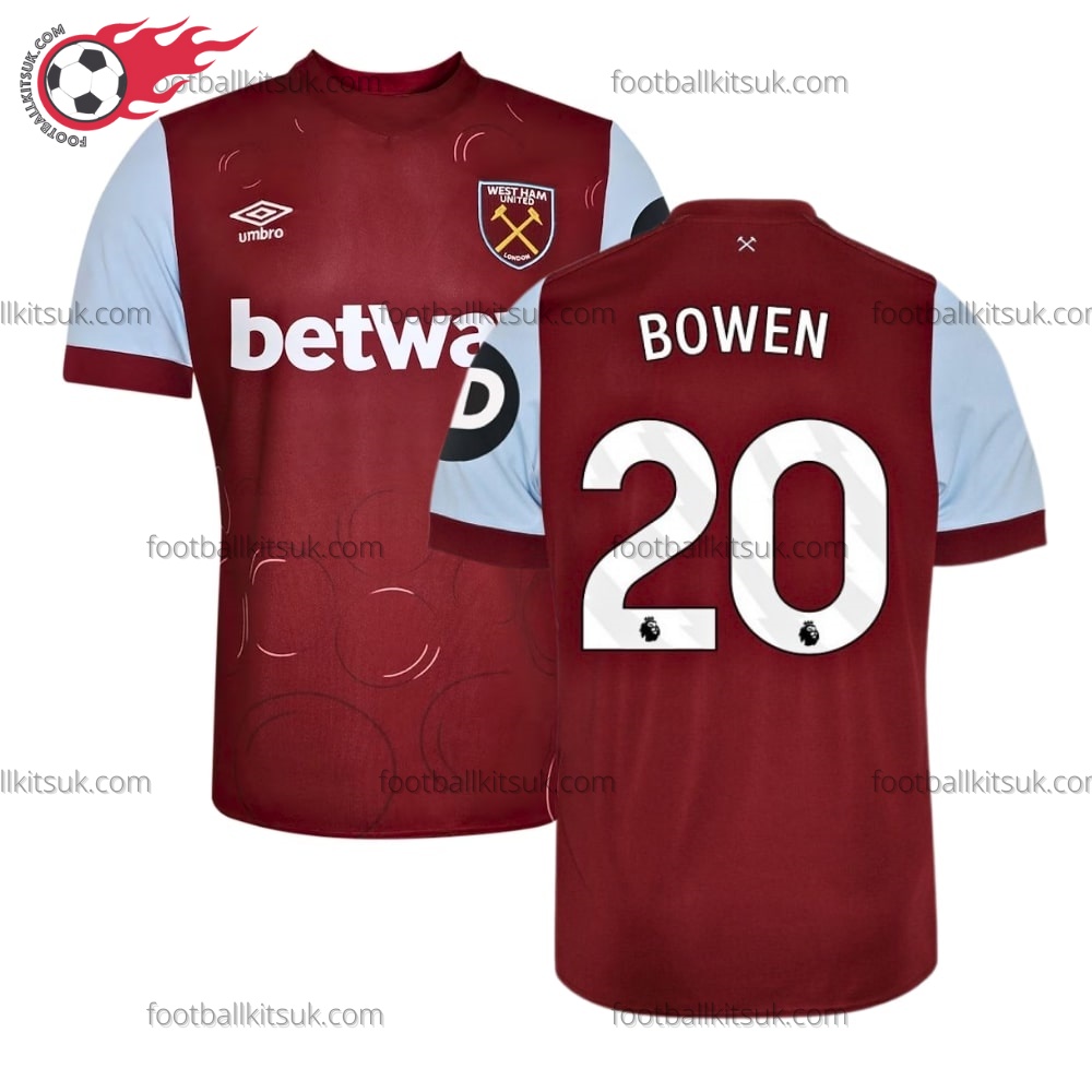 Westham Bowen 20 Home 23/24 Football Shirt UK