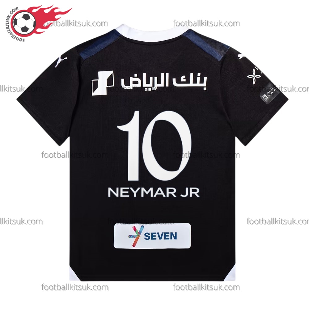 Al Hilal Neymar 10 Third Kids Football Kit UK