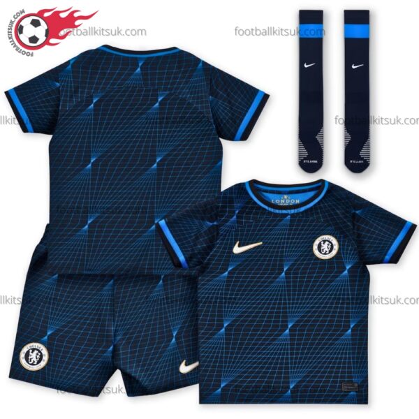 Chelsea Away 23/24 Kid Football Kits UK