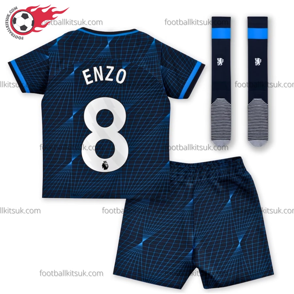 Chelsea Enzo 8 Away Kids Football Kits UK 1 Chelsea Enzo 8 Away Kids Football Kits UK