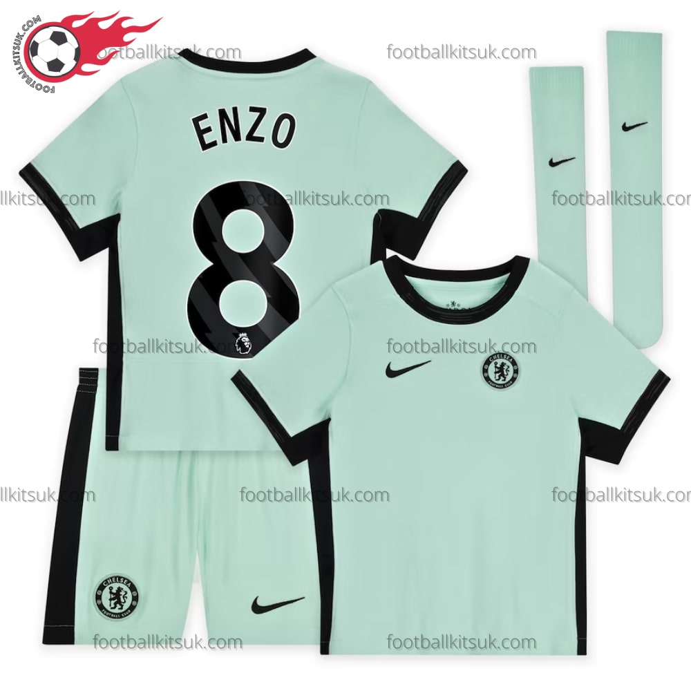 Chelsea Enzo 8 Third 23/24 Kid Football Kits UK