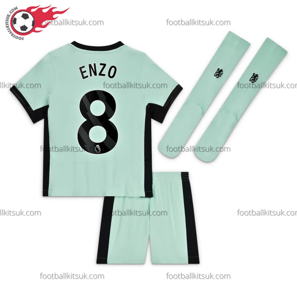 Chelsea Enzo 8 Third Kids Football Kits UK 1 Chelsea Enzo 8 Third Kids Football Kits UK