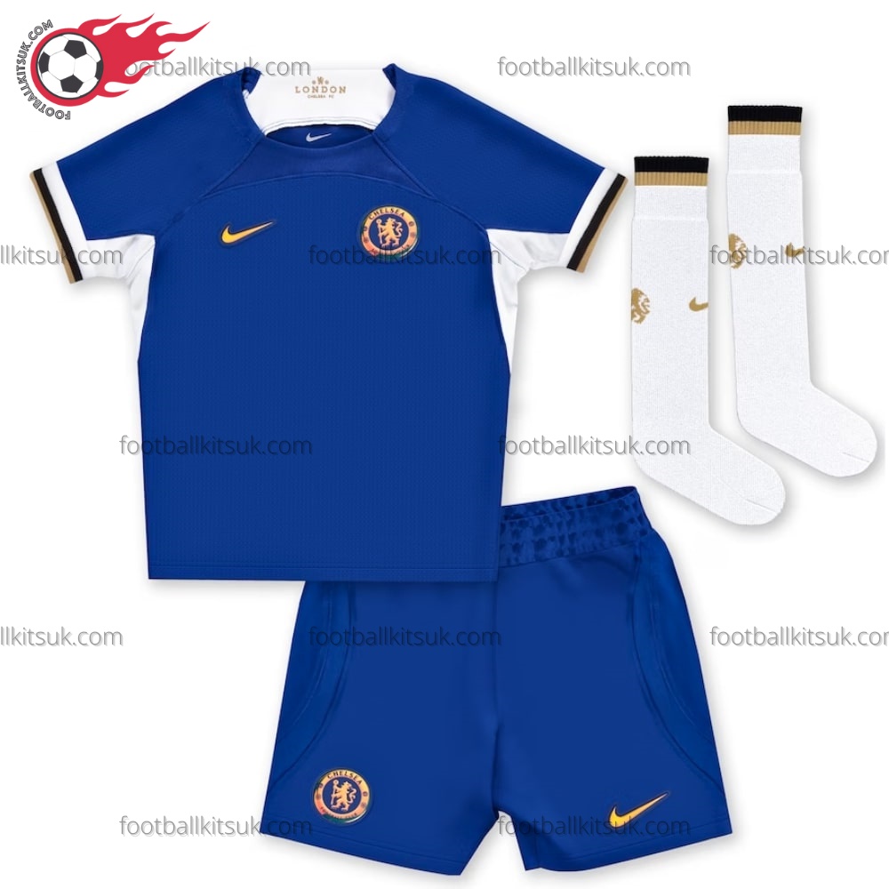 Chelsea Home 23/24 Kid Football Kits UK