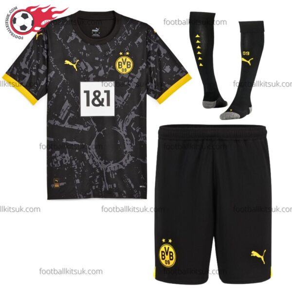 Dortmund Away 23/24 Kid Football Kits UK