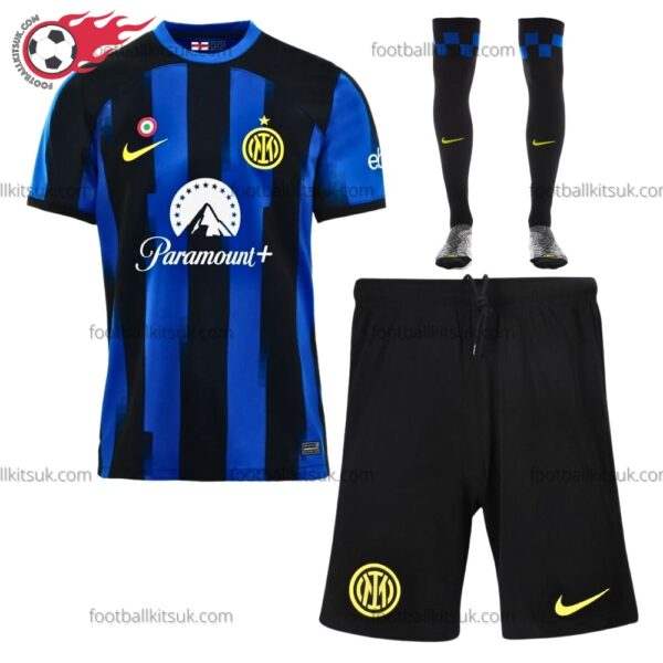 Inter Milan Home 23/24 Kid Football Kits UK