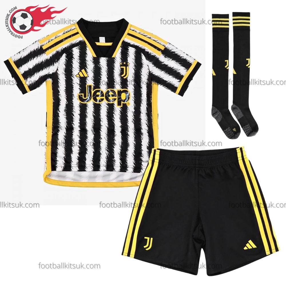 Juventus Home 23/24 Kid Football Kits UK