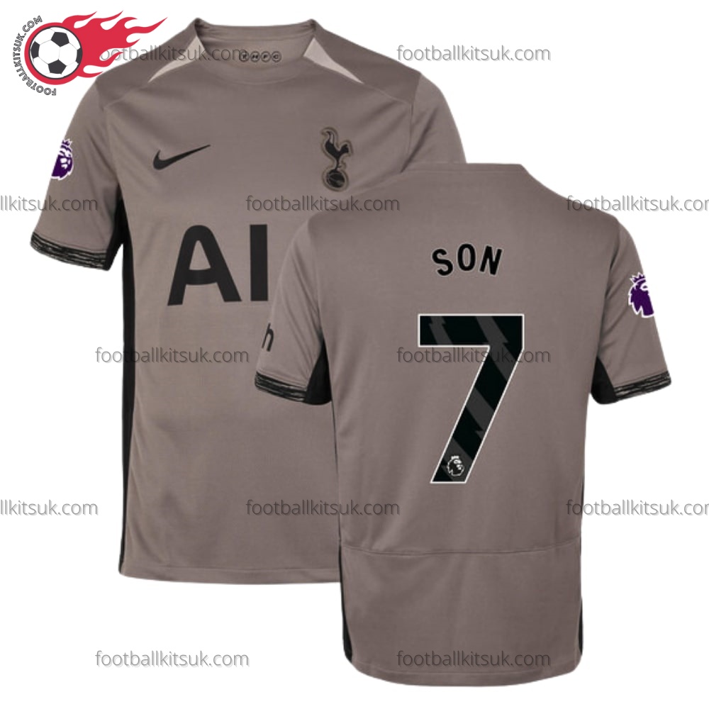 Tottenham Son 7 Third 23/24 Football Shirt UK
