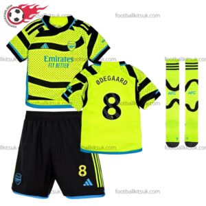 Arsenal Ødegaard 8 Away 23/24 Kid Football Kits UK