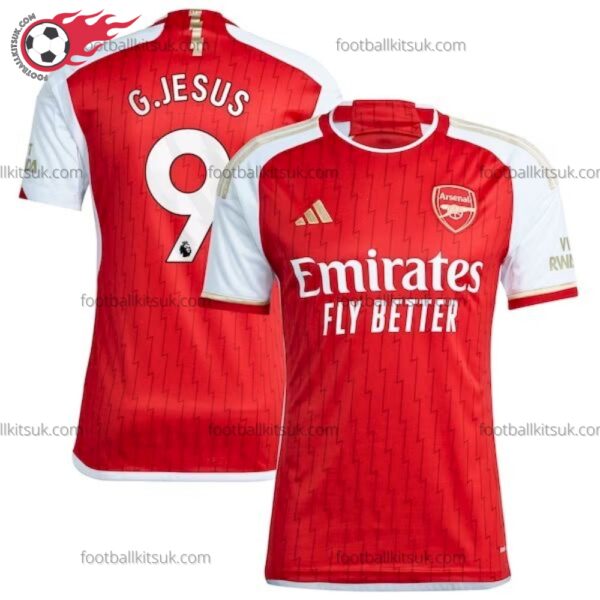 Arsenal G.Jesus 9 Home 23/24 Football Shirt UK
