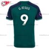 Arsenal G.Jesus 9 Third 23/24 Football Shirt UK