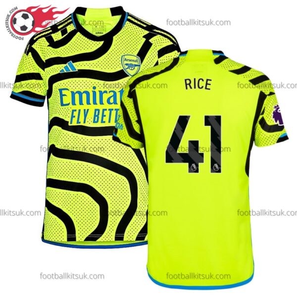 Arsenal Rice 41 Away 23/24 Football Shirt UK