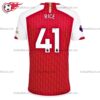 Arsenal Rice 41 Home 23/24 Football Shirt UK