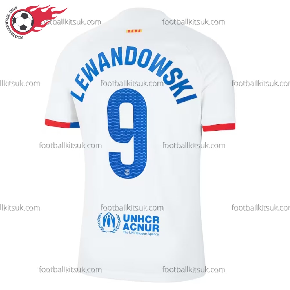 Barcelona Lewandowski 9 Away 23/24 Football Shirt UK