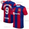 Barcelona Lewandowski 9 Home 23/24 Football Shirt UK