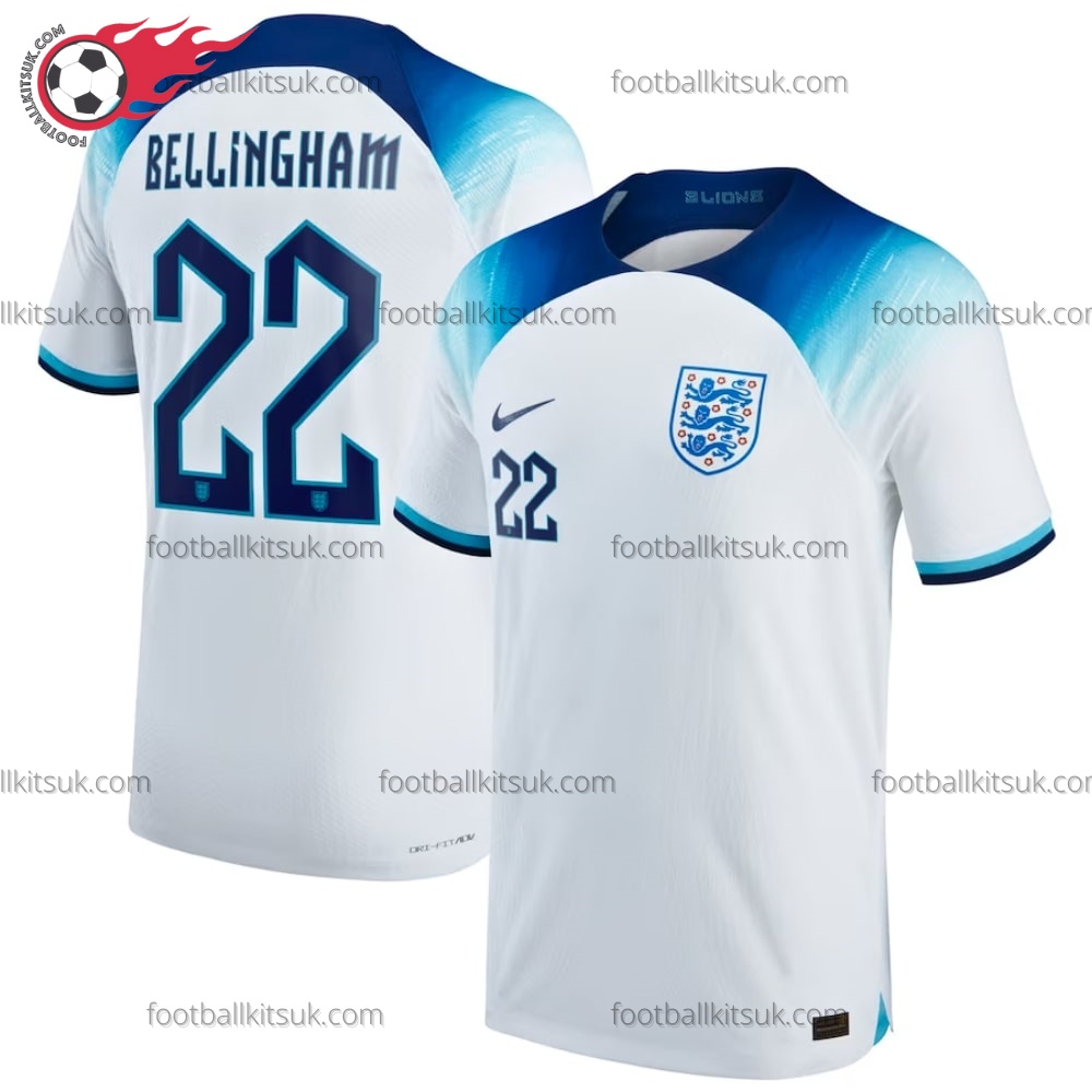 England Bellingham 22 Home Men Football Shirt UK