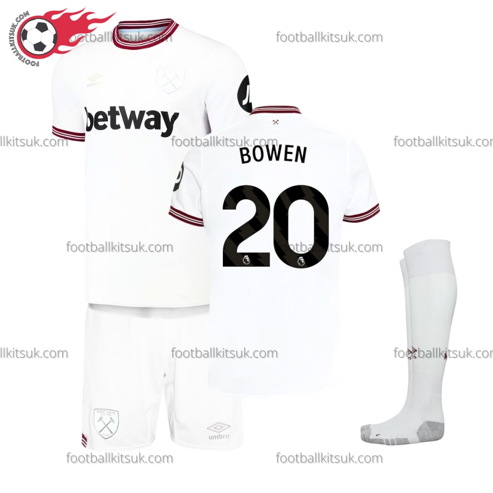 Westham Bowen 20 Away 23/24 Kid Football Kits UK