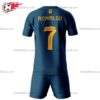 Al Nassr Ronaldo 7 Away 23/24 Kid Football Kits UK