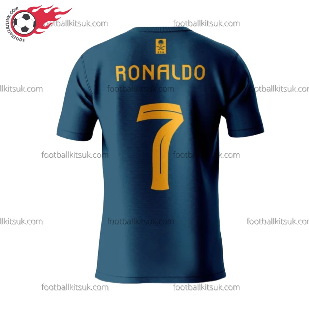Al Nassr Ronaldo 7 Away 23/24 Football Shirt UK