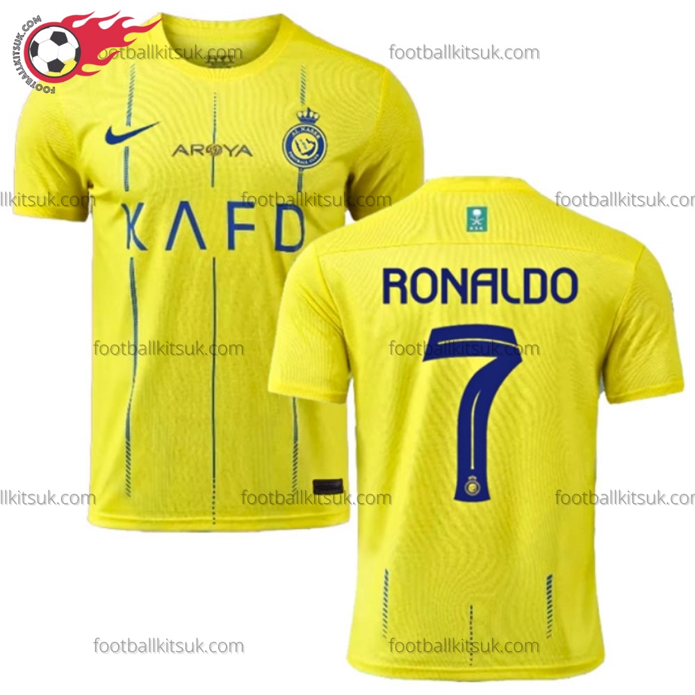 Al Nassr Ronaldo 7 Home 23/24 Football Shirt UK
