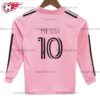 Inter Miami Messi 10 Pink Long Sleeve 23/24 Kid Football Kits UK