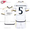 Real Madrid Bellingham 5 Home 23/24 Kid Football Kits UK