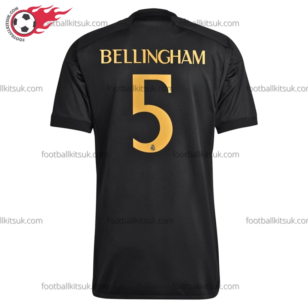 Real Madrid Bellingham 5 Third 23/24 Men Football Shirt UK